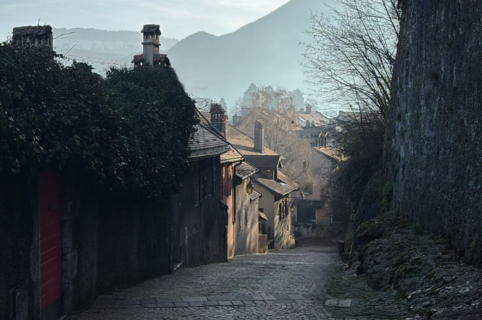 Vieille ville Annecy en hiver
